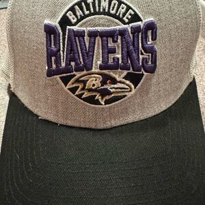 New Era Baltimore Ravens NFL Grey & Black New XL Mesh Back Football Hat